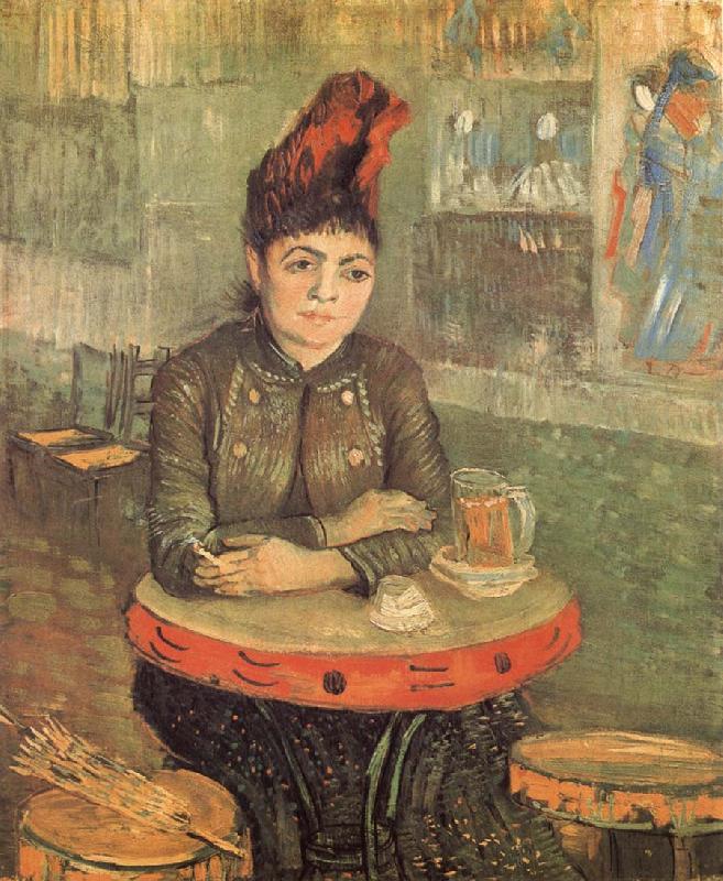 Vincent Van Gogh Agostina Segatori in the Cafe du Tambourin oil painting picture